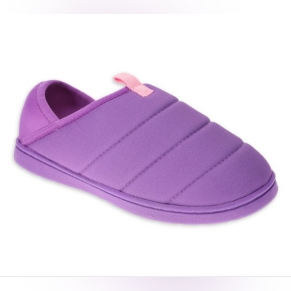 Girls Quilted Puffer Slipper